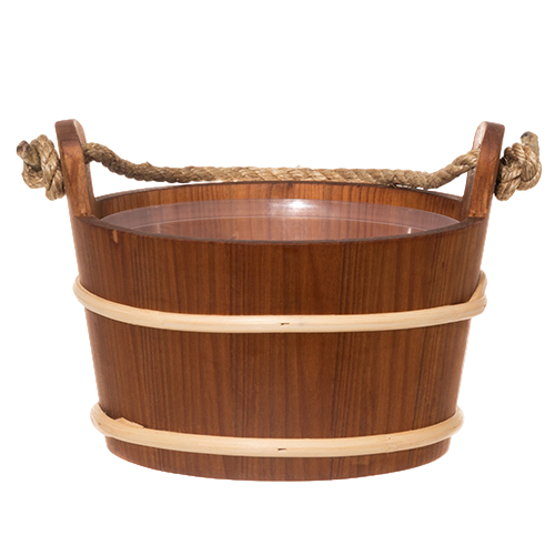 4Living Rope Handle Sauna Bucket