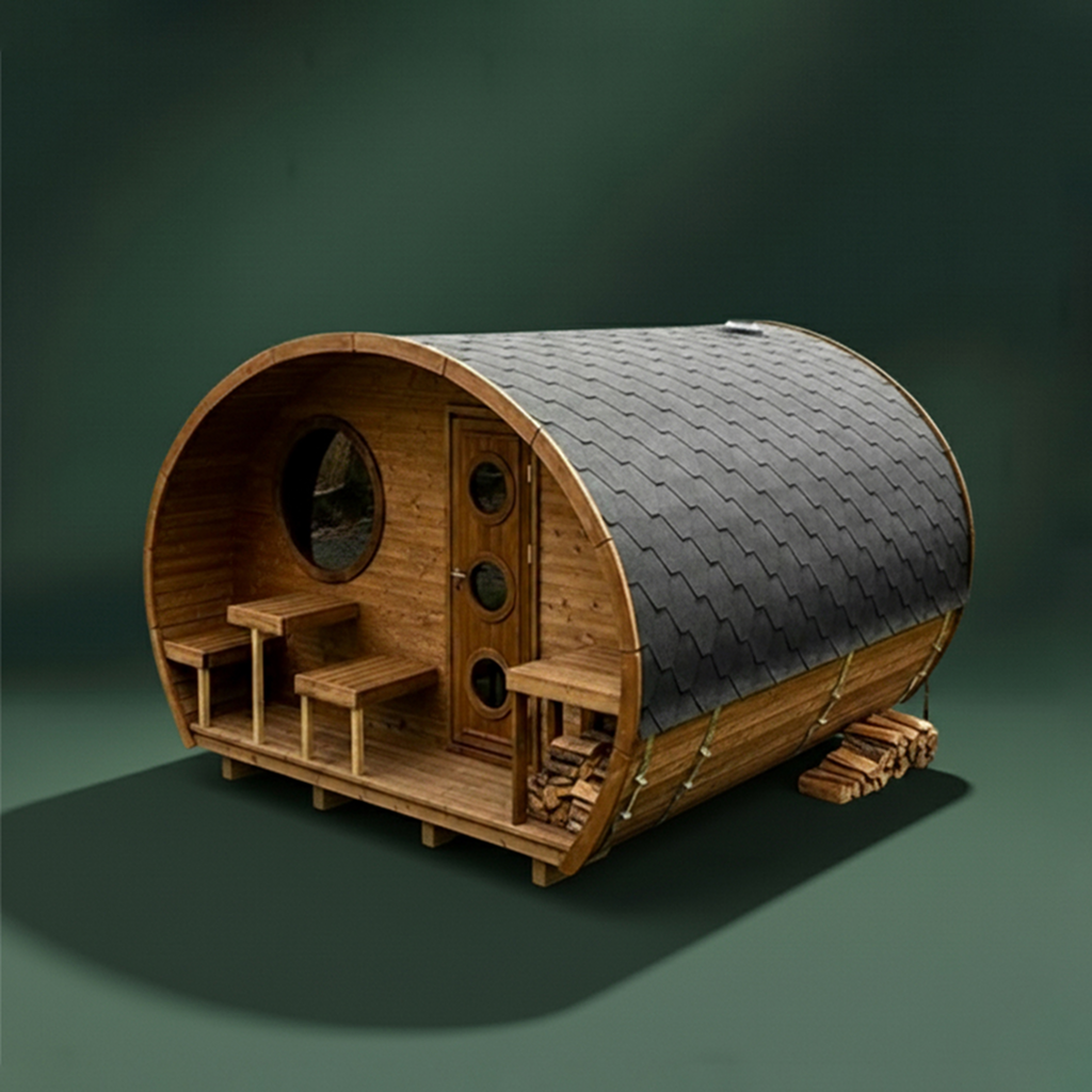 Outdoor Canopy Sauna - SaunaLife G11