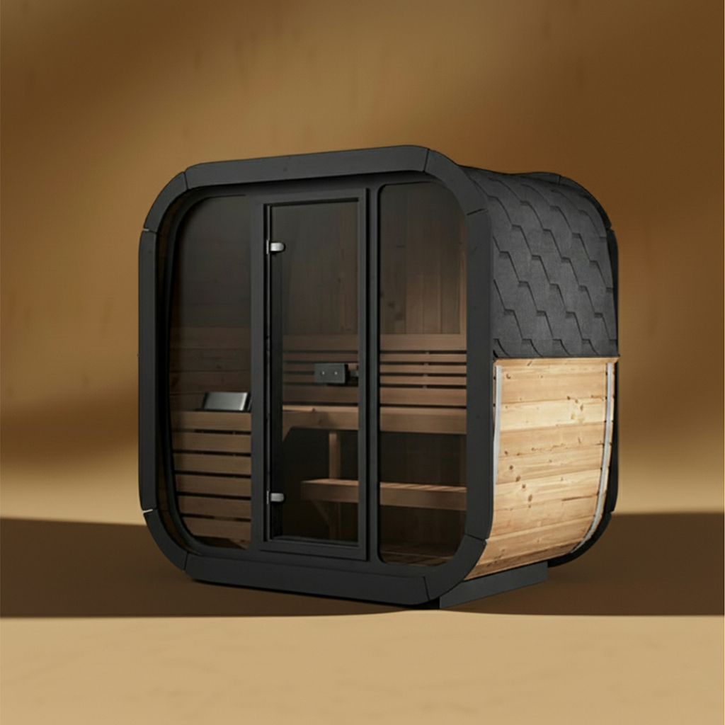 Outdoor Cube Sauna - SaunaLife CL4G