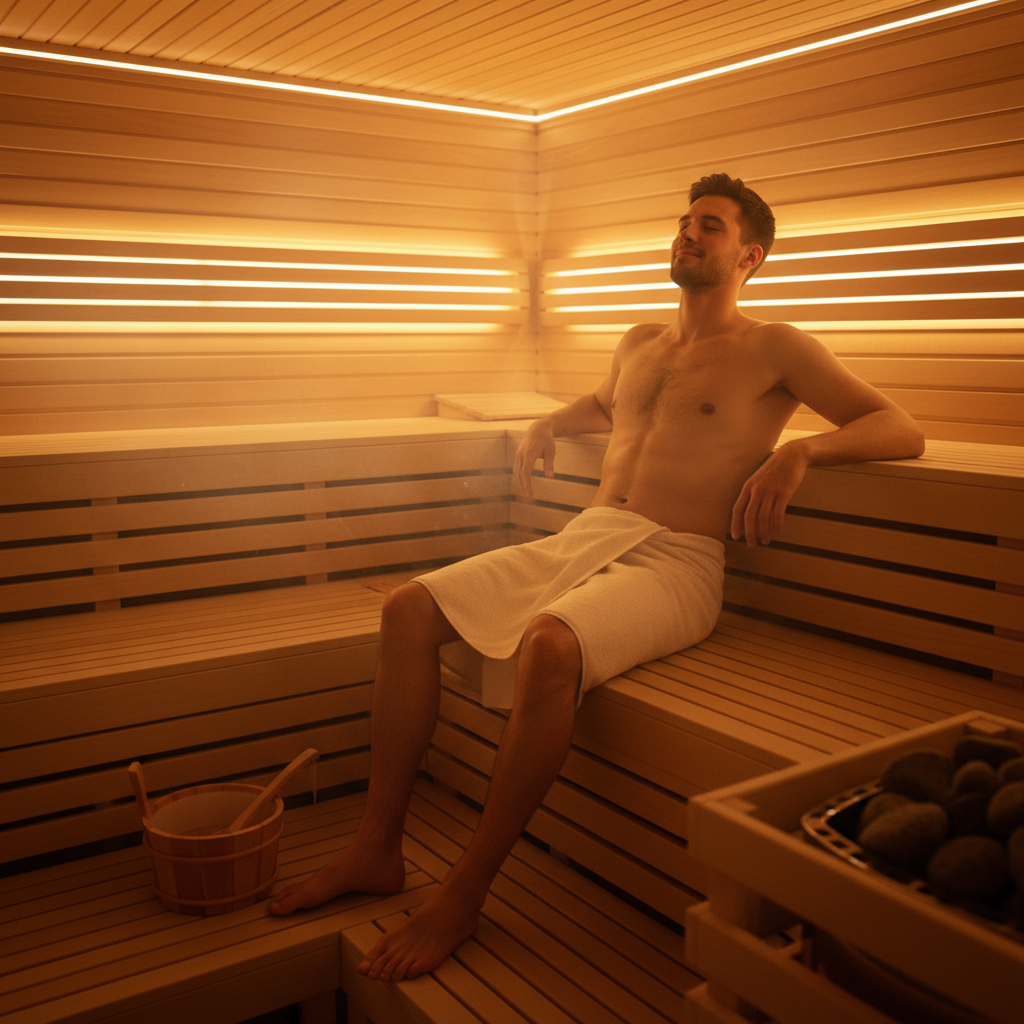 PROSAUNAS Universal Sauna Light Kit with Two 10-Ft Flexible LED Strips